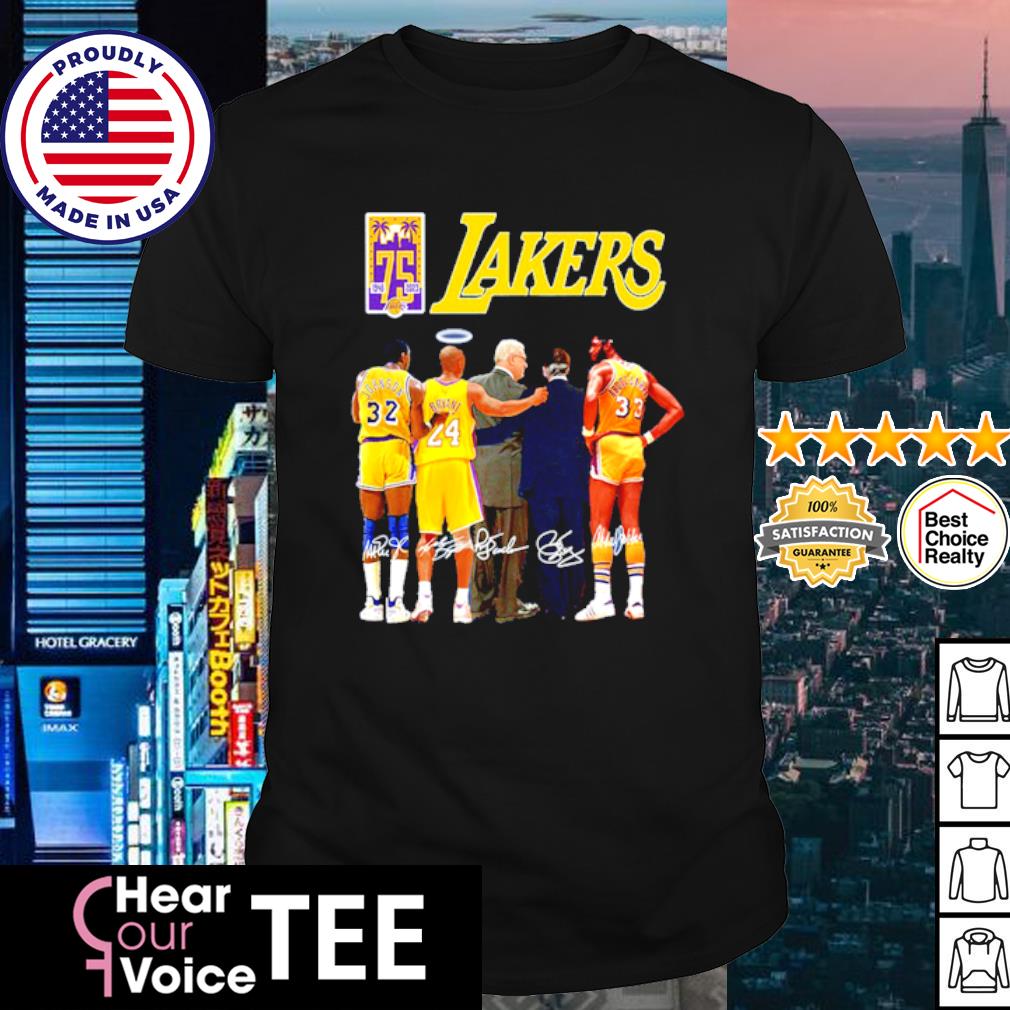 Los Angeles Lakers 75 Years Memories Shirt, hoodie, sweater, long