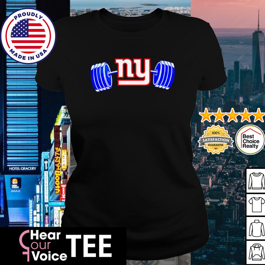 Official official New york giants ny barbell T-shirt, hoodie, tank top,  sweater and long sleeve t-shirt