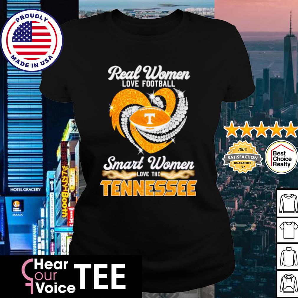 Official real women love Football smart women love Tennessee