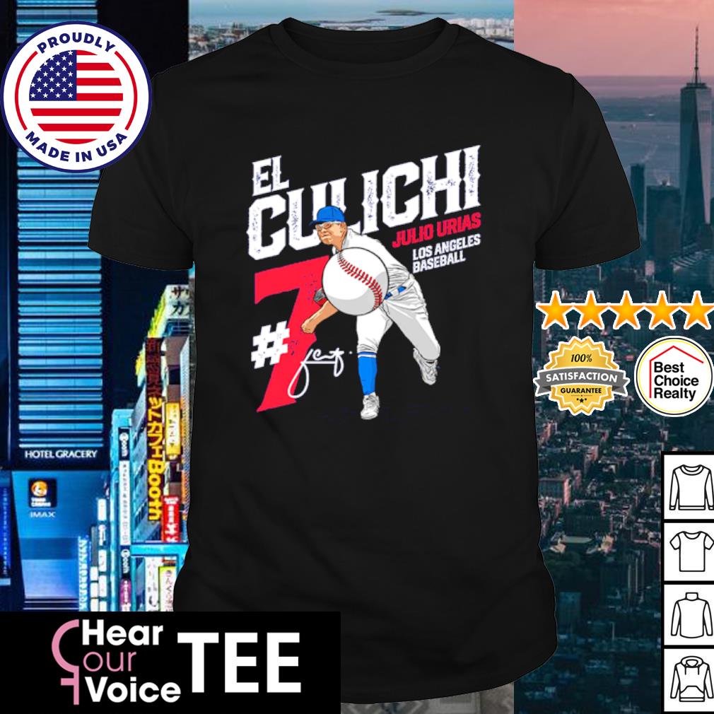 Julio Urias El Culichi Los Angeles Baseball Fan T Shirt