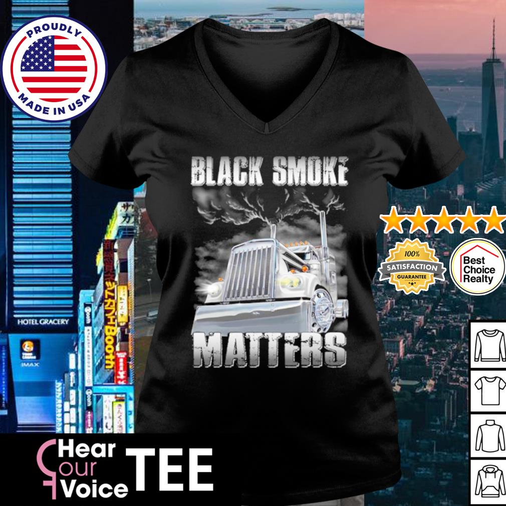 black smoke matters t shirt