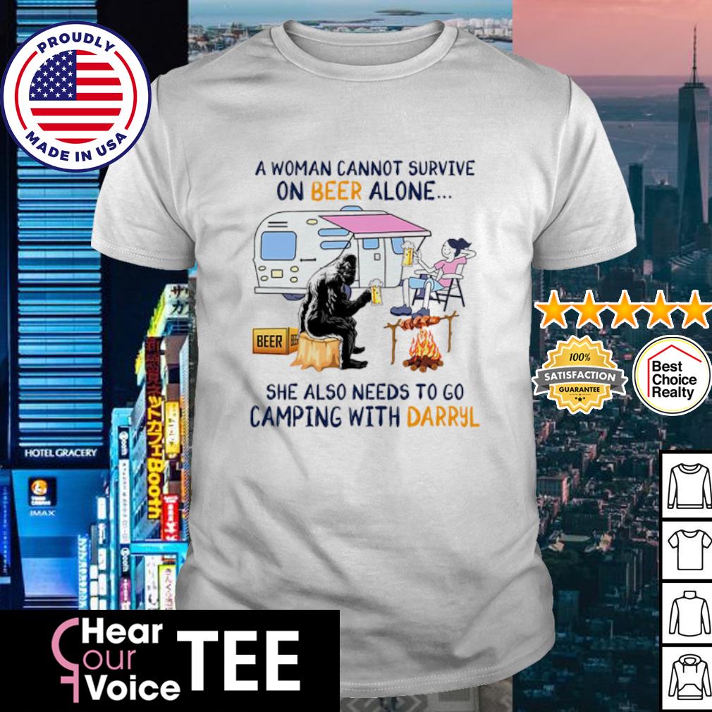 beer with darryl shirt