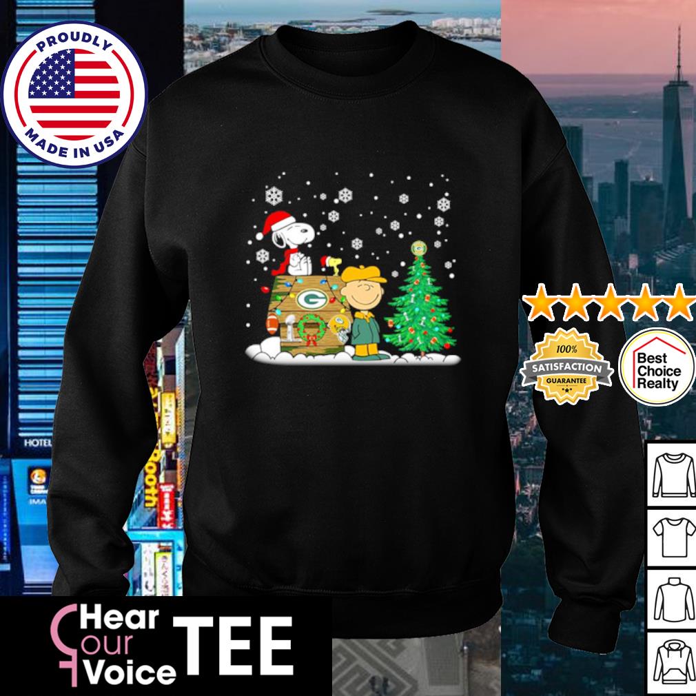 Green Bay Packers Christmas Snoopy shirt, hoodie, sweater, long sleeve and  tank top