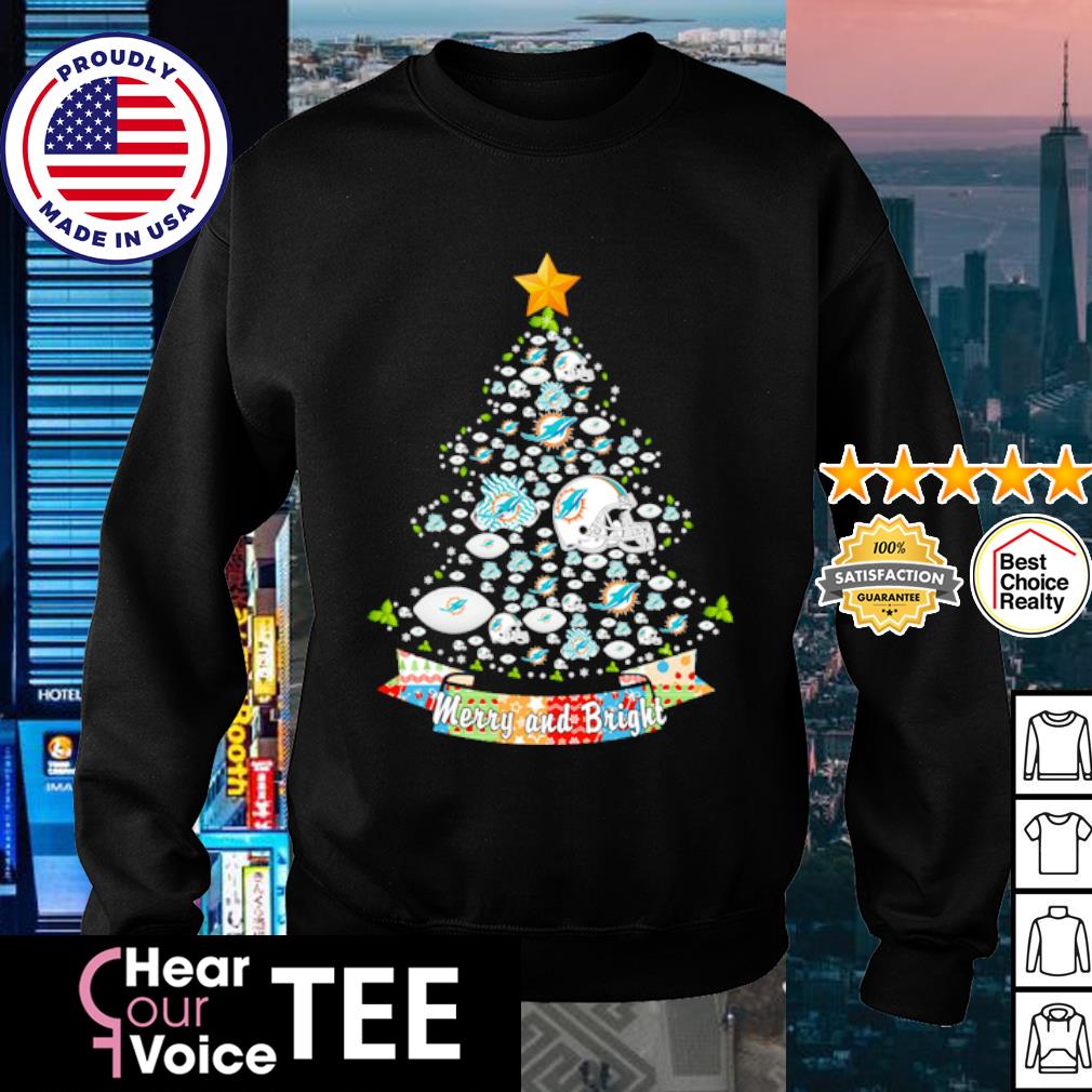 Miami Dolphins Christmas Tree shirt, hoodie, sweater, long sleeve and tank  top